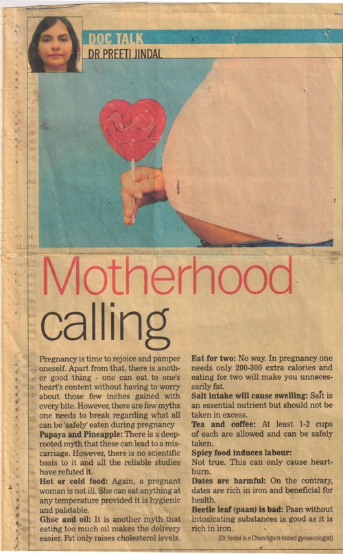 Motherhood calling