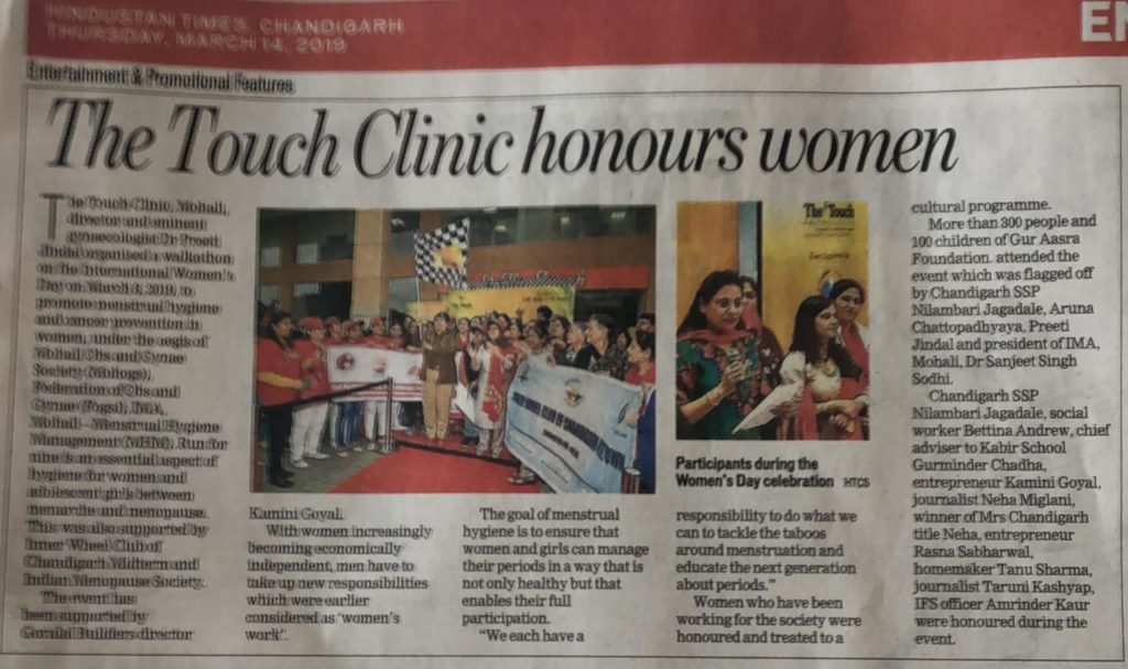 The Touch Clinic honours women