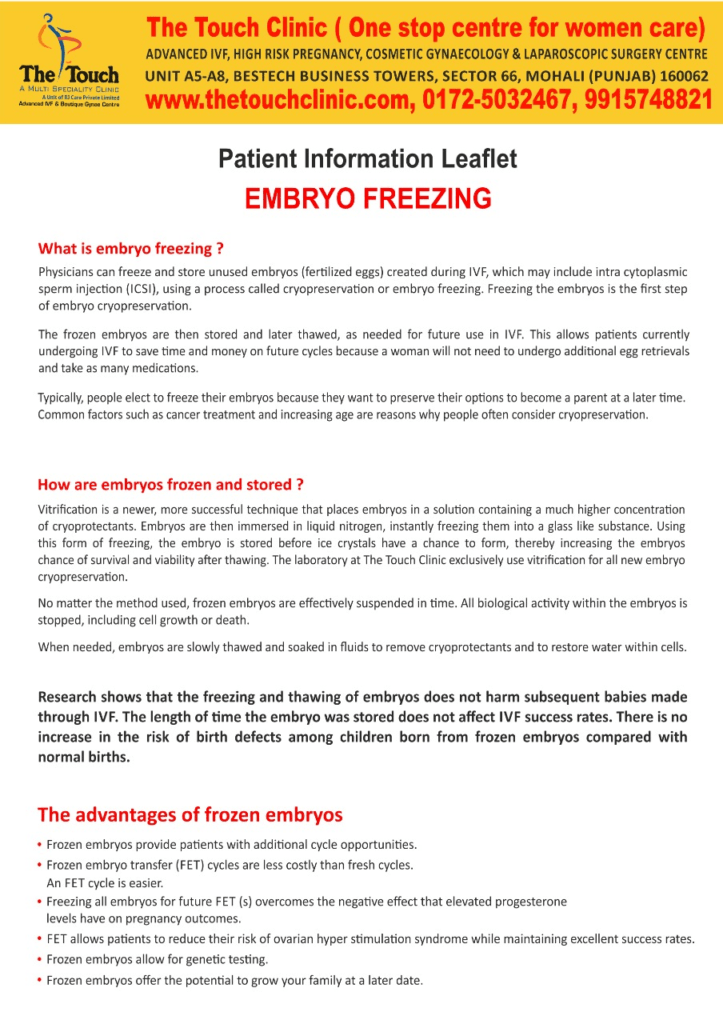 Embryo Freezing